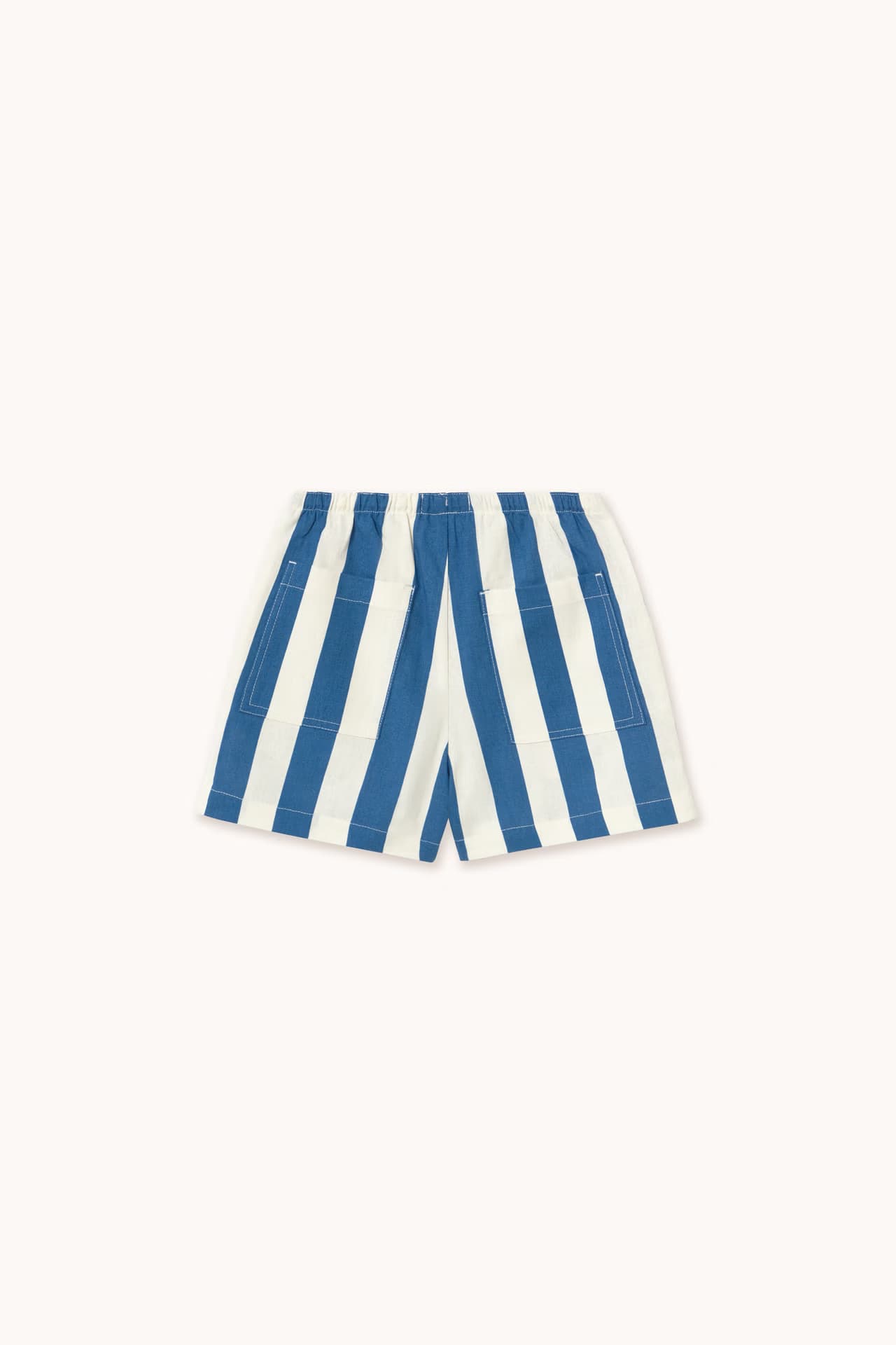 Tinycottons / Light Navy Stripes Shorts — billede 3