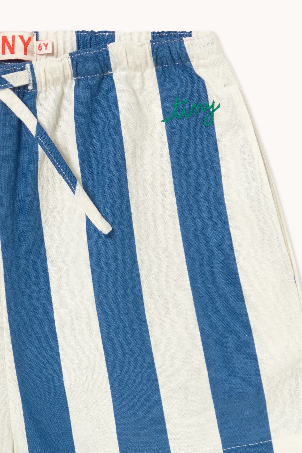 Tinycottons / Light Navy Stripes Shorts — billede 4