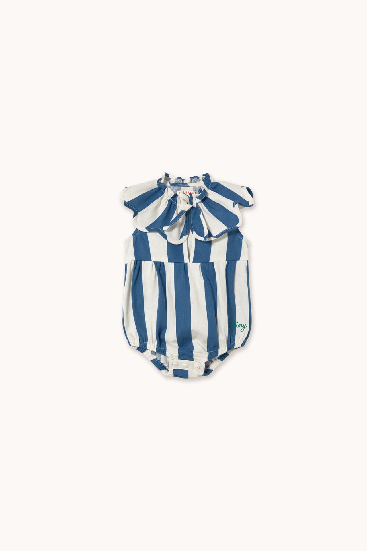 Tinycottons / Light Navy Stripes Romper