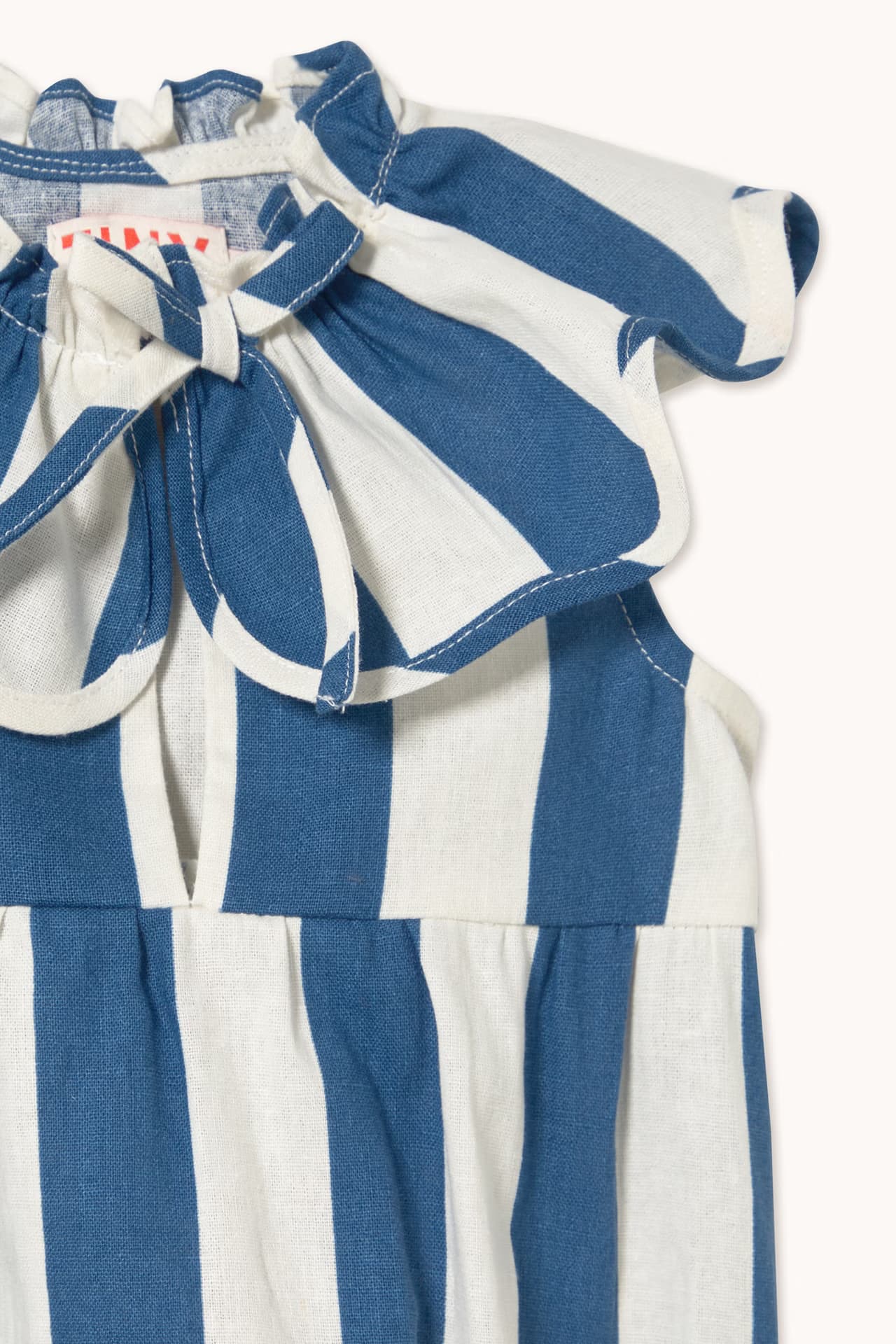 Tinycottons / Light Navy Stripes Romper — billede 4