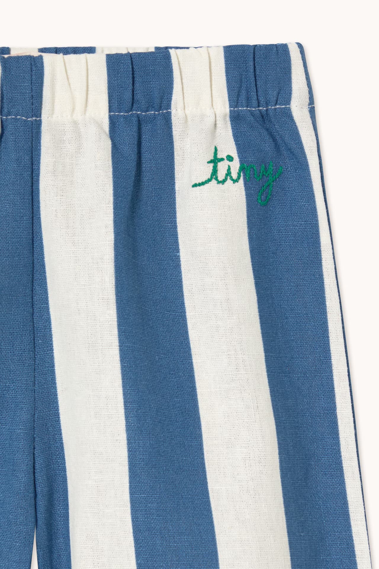Tinycottons / Light Navy Stripes Baby bukser — billede 3