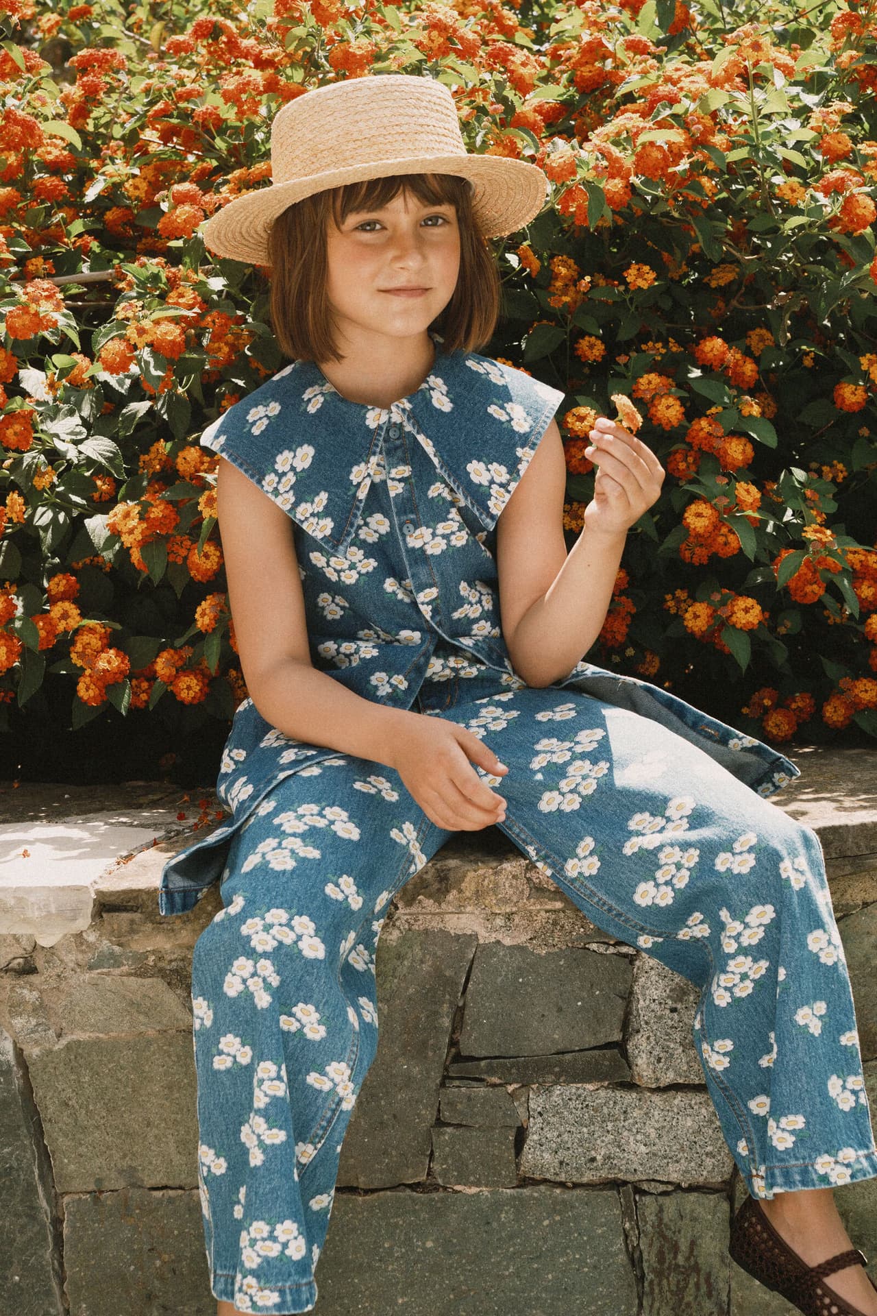 Tinycottons / Blossoms Denim Jeans — billede 2