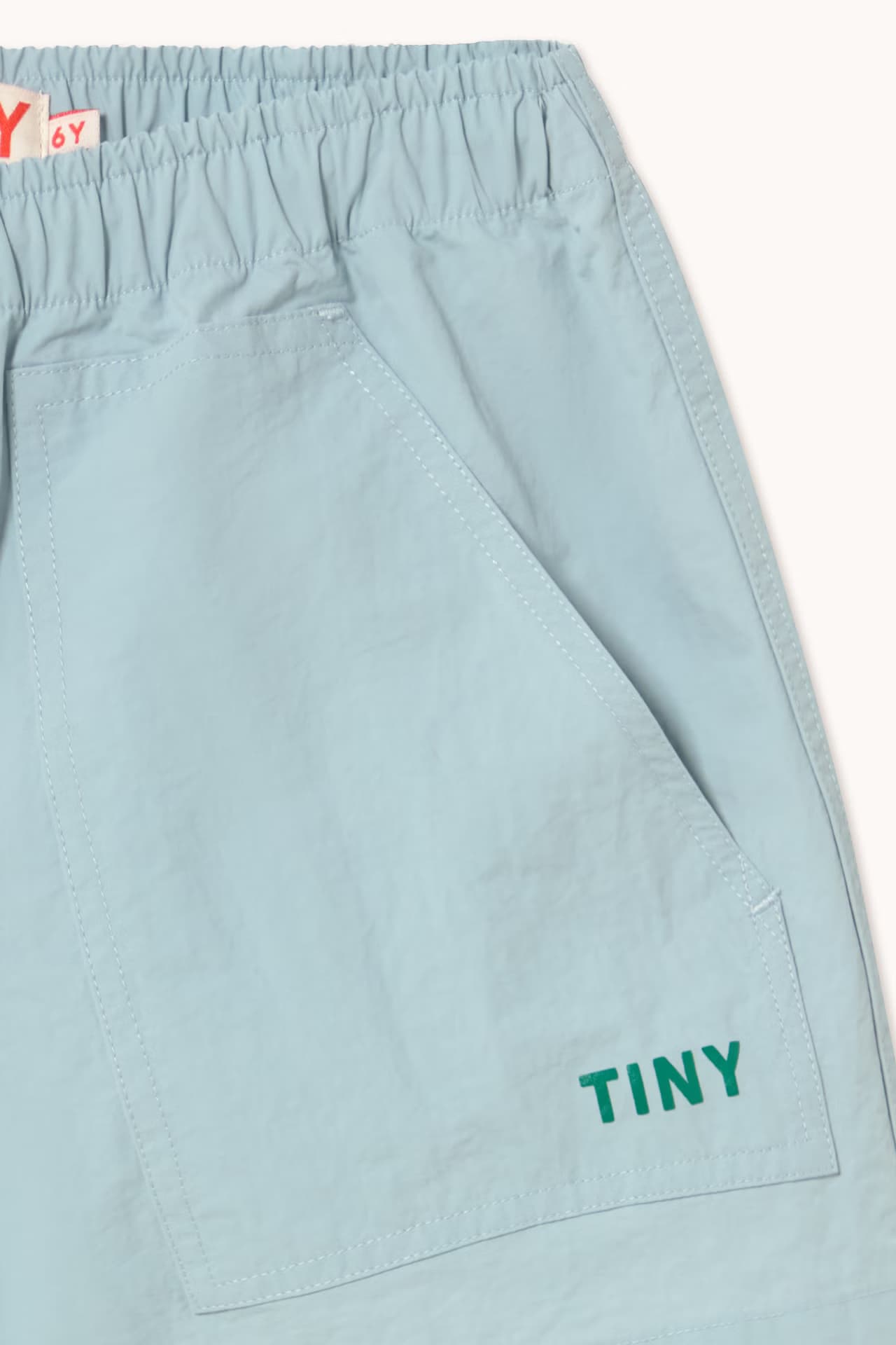 Tinycottons / Solid Woven Shorts / lyseblå — billede 4