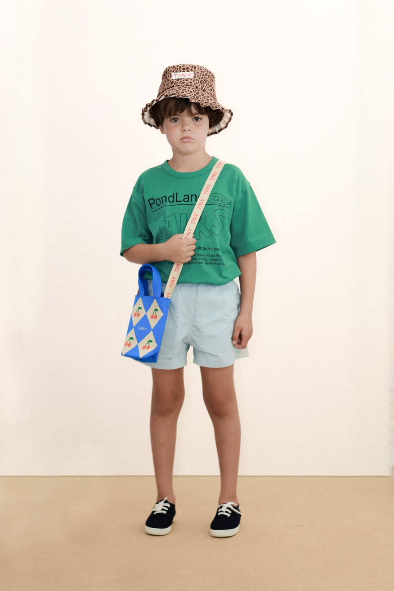 Tinycottons / Solid Woven Shorts / lyseblå — billede 2