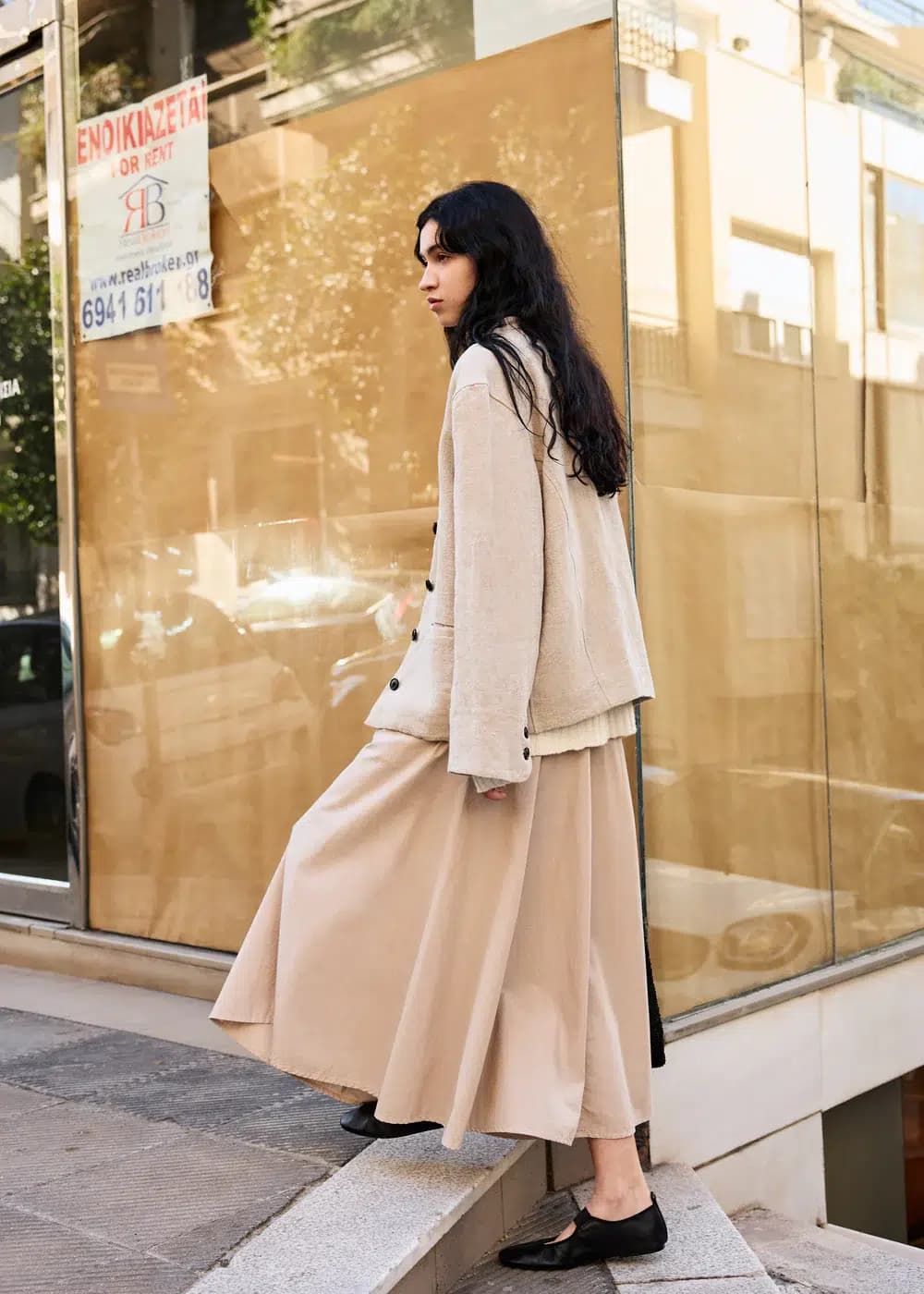 Aiayu / Bea Skirt Cotton / Dried Herb
