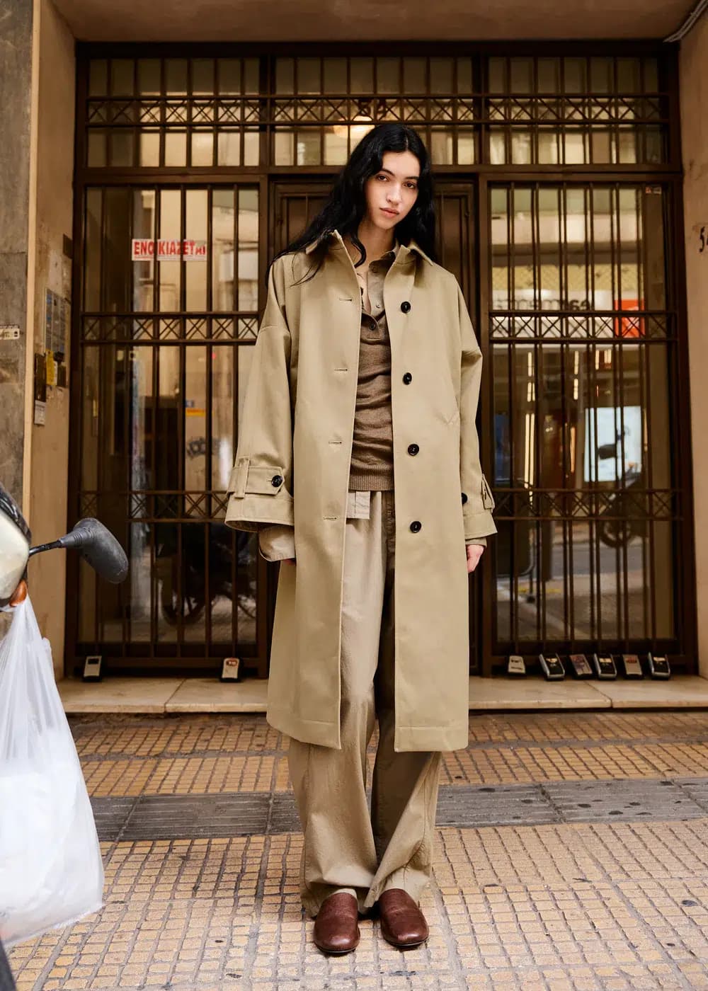 Aiayu / Jo Coat Twill / Classic Khaki — billede 4