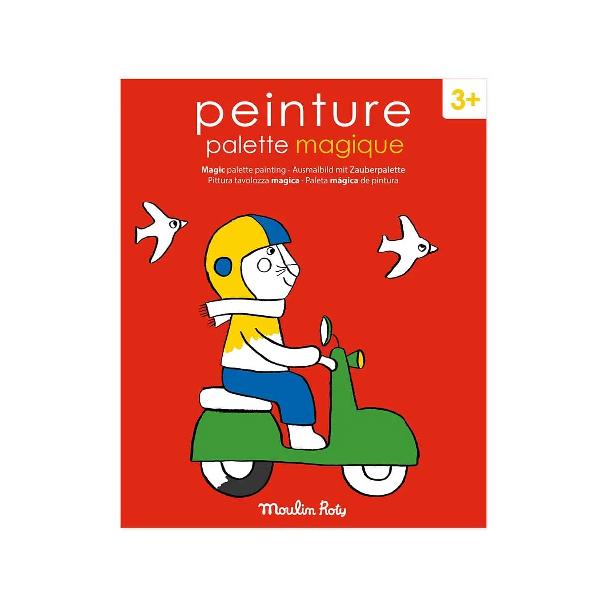 Moulin Roty / Vandfarve maleark / Les Popipop