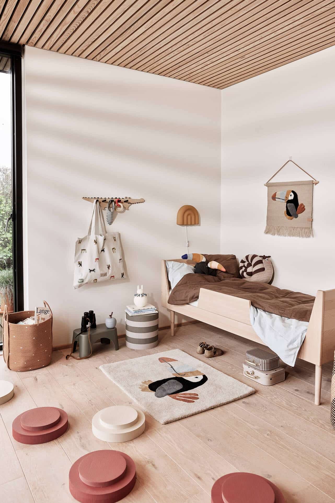 OYOY MINI / Mini Kuffert sæt / Toucan & Stripe — billede 2