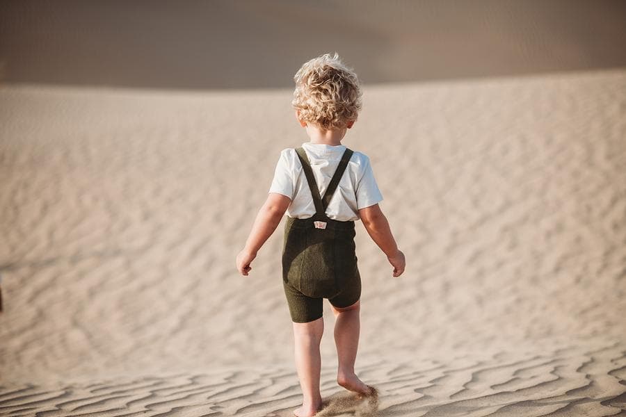 Silly Silas / Retro Rib Shorts - Olive — billede 2
